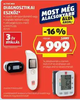 ALDI ACTIVE MED DIAGNOSZTIKAI ESZKÖZ ajánlat