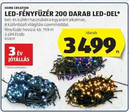 ALDI LED-FÉNYFŰZÉR 200 DARAB LED-DEL ajánlat