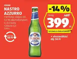 ALDI Peroni Nastro Azzurro ajánlat