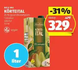 ALDI Rio D’Oro Körteital ajánlat