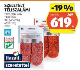 ALDI Szeletelt Téliszalámi ajánlat