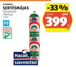 ALDI Kokárdás Sertésmájas ajánlat