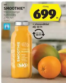 ALDI Sió Smoothie Trópusi Mangó ajánlat