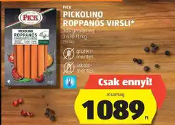ALDI Pickolino roppanós virsli ajánlat