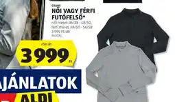 ALDI CRANE Női vagy Férfi Futófelső ajánlat