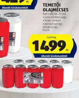 ALDI TEMETŐI OLAJMÉCSES ajánlat