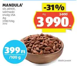 ALDI Mandula ajánlat