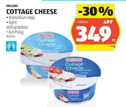 ALDI MILSANI COTTAGE CHEESE ajánlat