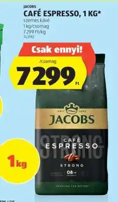 ALDI JACOBS CAFÉ ESPRESSO, 1 KG ajánlat