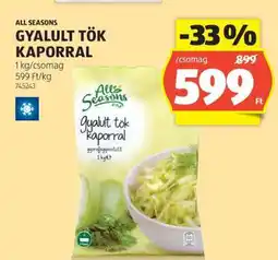 ALDI ALL SEASONS GYALULT TÖK KAPORRAL ajánlat