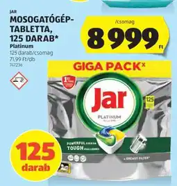 ALDI Jar Mosogatógép-tabletta, 125 darab ajánlat