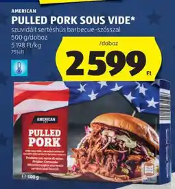 ALDI Pulled Pork Sous Vide ajánlat