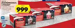 ALDI AMERICAN JÉGKRÉMKEHELY, 3 POHÁR ajánlat