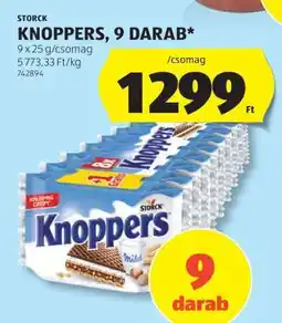 ALDI Knoppers, 9 darab ajánlat
