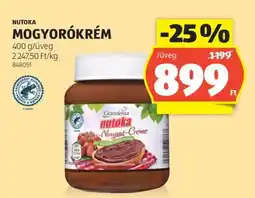 ALDI Nutoka Mogyorókrém ajánlat