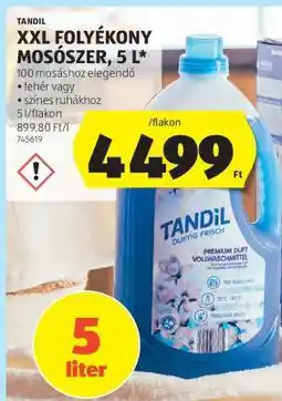 ALDI TANDIL XXL Folyékony Mosószer, 5 L ajánlat