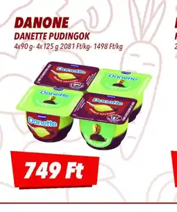 CBA Danone Danette pudingok ajánlat