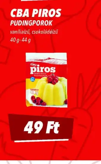 CBA CBA Piros Pudingporok ajánlat