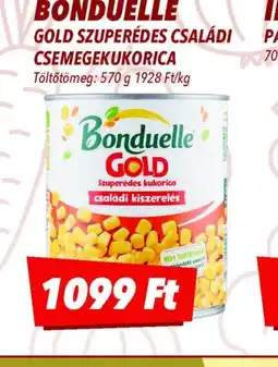CBA Bonduelle Gold Szuperédes Családi Csemegekukorica ajánlat