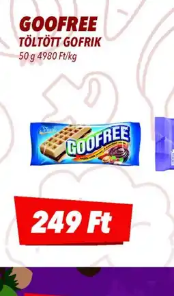 CBA Goofree töltött gofrik ajánlat