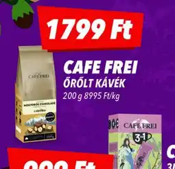 CBA Cafe Frei őrölt kávék ajánlat