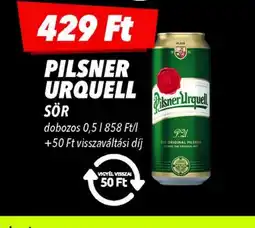 CBA Pilsner Urquell Sör ajánlat