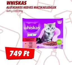 CBA Whiskas alutasakos nedves macskaeledel ajánlat