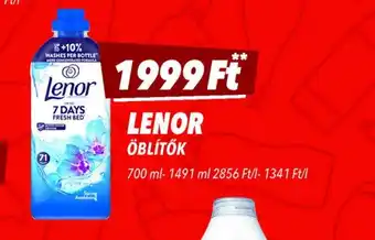 CBA Lenor Öblítők ajánlat