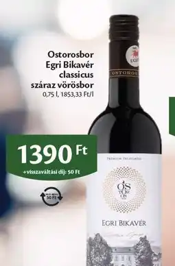 EcoFamily Ostorosbor Egri Bikavér classicus száraz vörösbor ajánlat