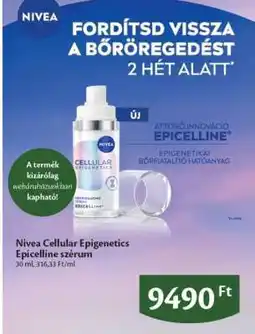 EcoFamily NIVEA CELLULAR EPIGENETICS EPICELLINE SZÉRUM ajánlat