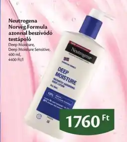 EcoFamily Neutrogena Norvég Formula azonnal beszívódó testápoló ajánlat