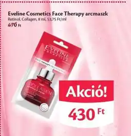 EcoFamily Eveline Cosmetics Face Therapy arcmaszk ajánlat