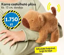 Tedi Karra csatolható plüss ajánlat