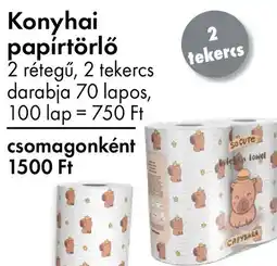 Tedi Konyhai papírtörlő ajánlat