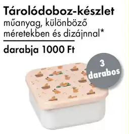 Tedi Tárolódoboz-készlet ajánlat