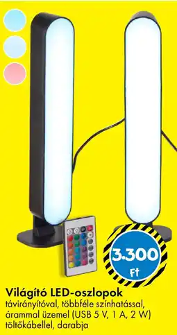 Tedi Világító LED-oszlopok ajánlat