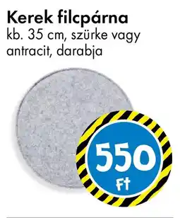 Tedi Kerek filcpárna ajánlat