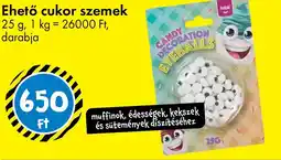 Tedi Ehető cukor szemek ajánlat