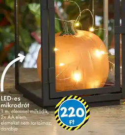 Tedi LED-es mikrodrót ajánlat