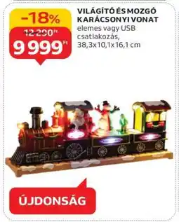 Auchan VILÁGÍTÓ ÉS MOZGÓ KARÁCSONYI VONAT ajánlat