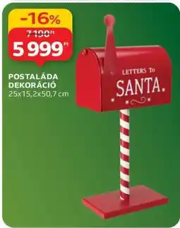 Auchan POSTALÁDA DEKORÁCIÓ ajánlat