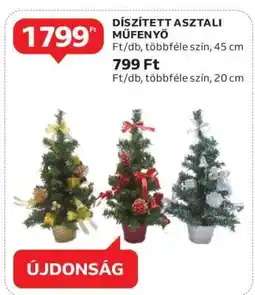 Auchan Díszített Asztali Műfenyő ajánlat