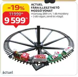 Auchan ACTUEL FÁRA ILLESZTHETŐ MOZGÓ VONAT ajánlat