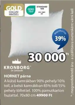 JYSK KRONBORG HORNET párna ajánlat