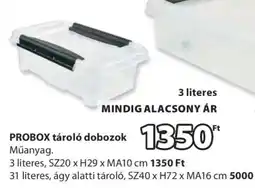 JYSK PROBOX tároló dobozok ajánlat