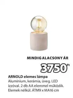 JYSK ARNOLD elemes lámpa ajánlat