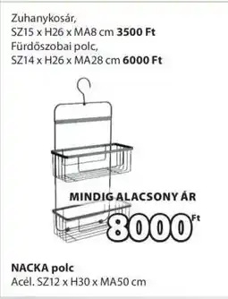 JYSK NACKA polc ajánlat
