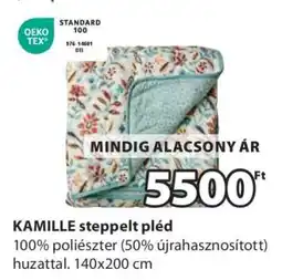 JYSK KAMILLE steppelt pléd ajánlat