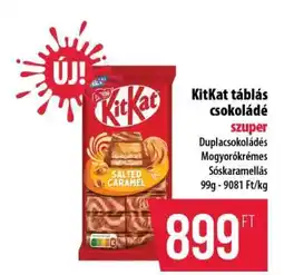 Coop KitKat táblás csokoládé ajánlat