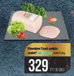 Coop Finonimo Toast sonkás szelet ajánlat
